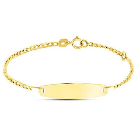 Bracciale Con Targhetta Religious Gold Oro Giallo - Bracciali Bambino | Stroili