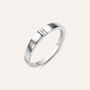 Anello Fedina Silver Collection Argento Rodiato Cubic Zirconia