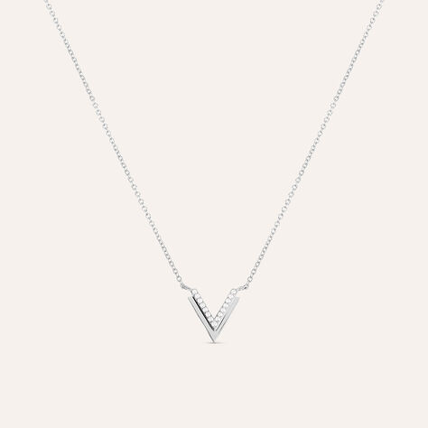 Collana Silver Shine Argento Rodiato Cubic Zirconia - Collane Donna | Stroili