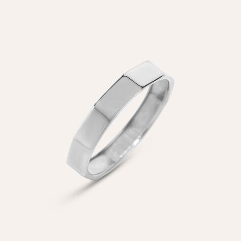 Anello Fedina L'homme Or Oro Bianco - Fedine Uomo | Stroili