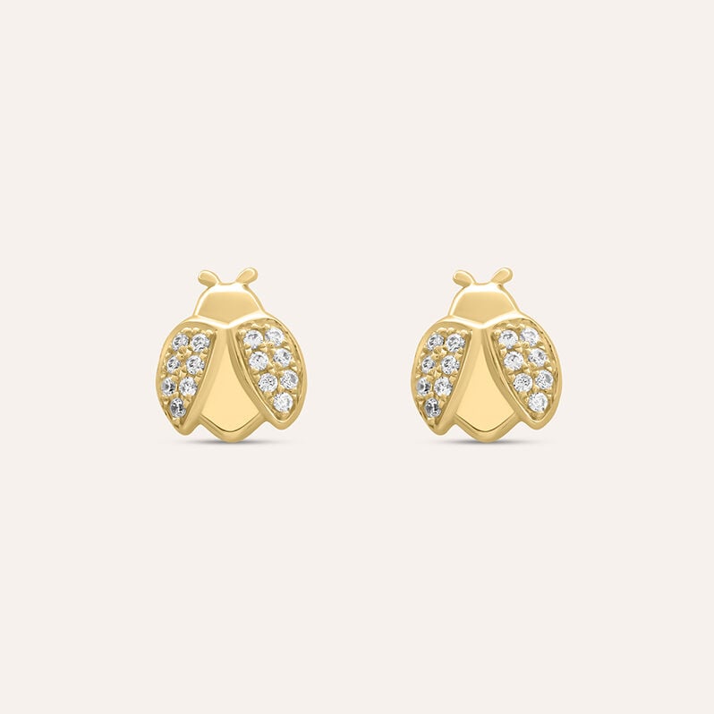 Orecchini Lobo Claire Oro Giallo Cubic Zirconia - Orecchini a Lobo Donna | Stroili