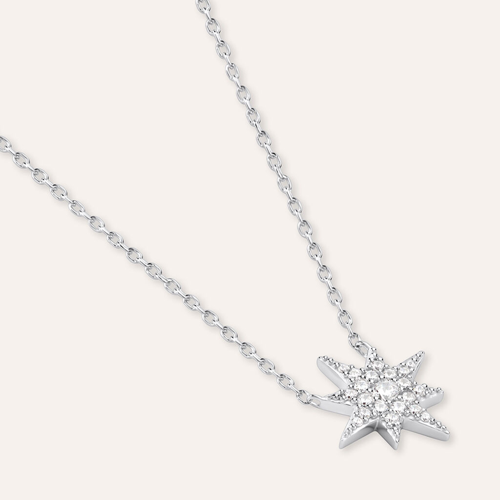 Collana Silver Moments Argento Rodiato Cubic Zirconia