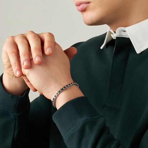 Bracciale Catena Man Code Acciaio - Bracciali Uomo | Stroili