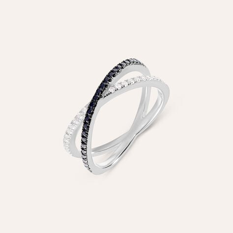 Anello Fascia Silver Shine Argento Rodiato Cubic Zirconia - Anelli con Pietre Donna | Stroili