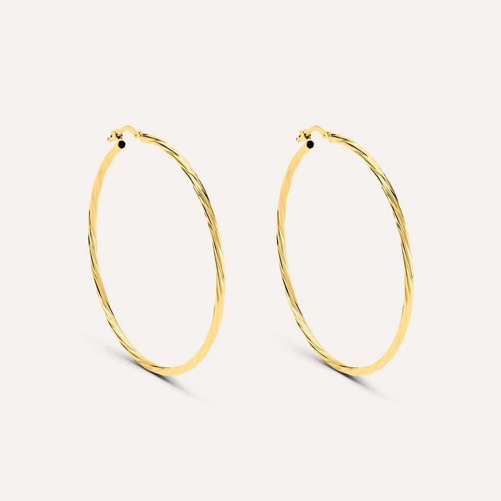 Orecchini A Cerchio Toujours Oro Giallo
