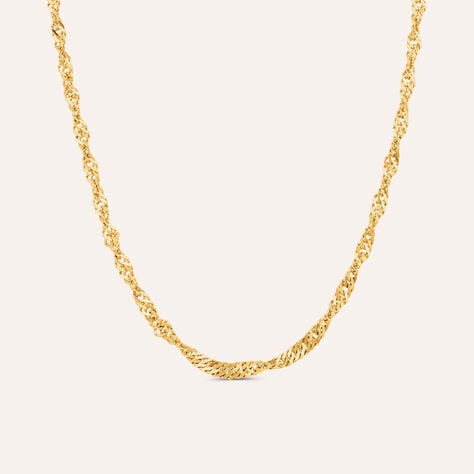 Catena Radiance Acciaio Dorato - Collane Catena Donna | Stroili