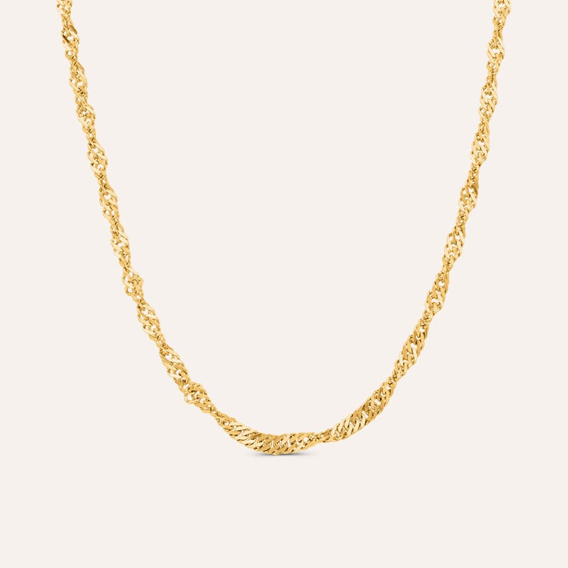 Catena Radiance Acciaio Dorato - Collane Catena Donna | Stroili