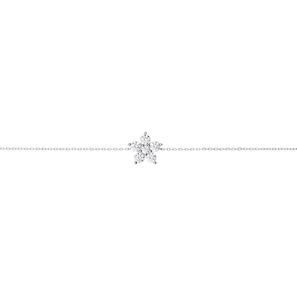 Bracciale Claire Oro Bianco Cubic Zirconia - Bracciali Amicizia Donna | Stroili