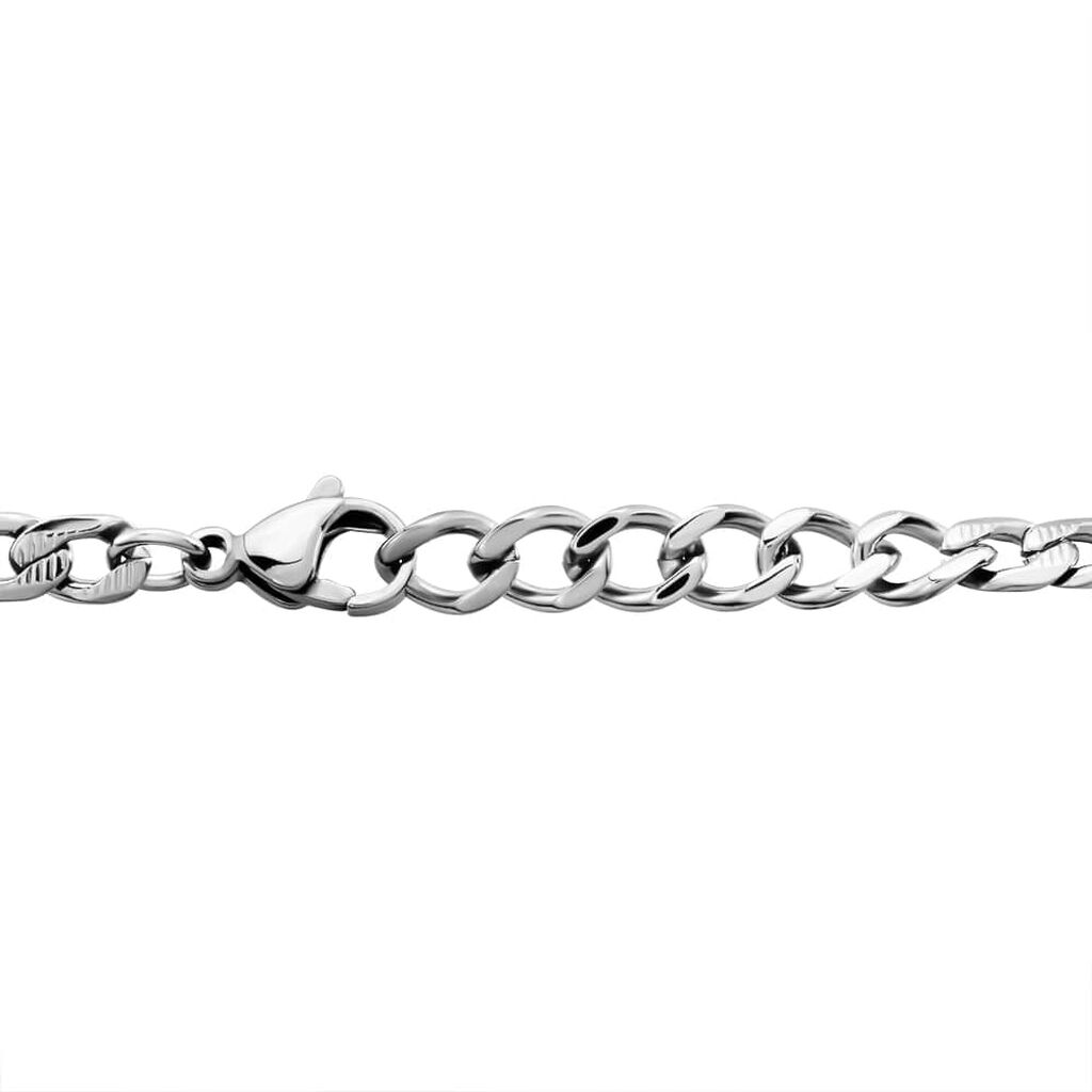 Bracciale Con Targhetta Man Code Acciaio - Bracciali Uomo | Stroili