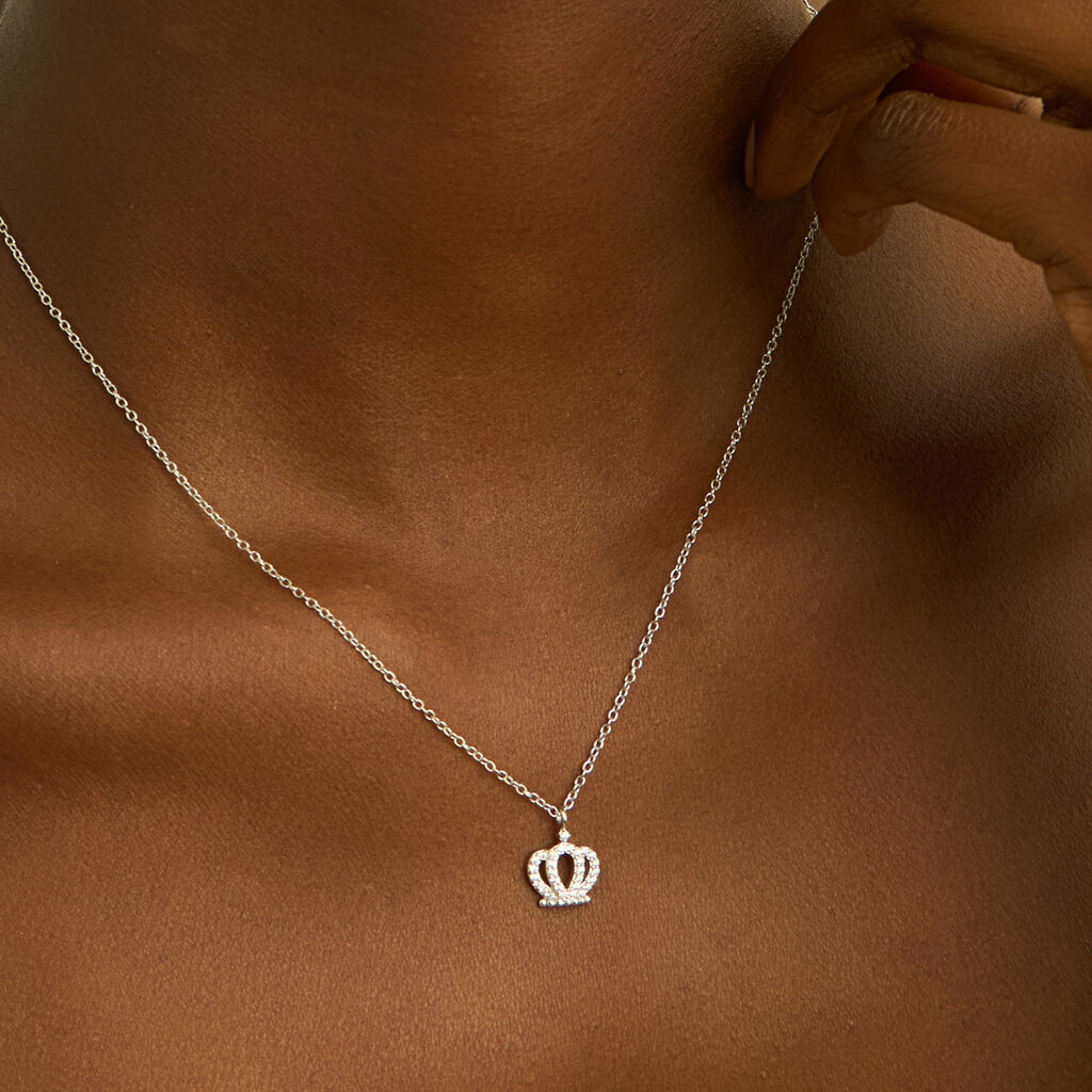 Collana Silver Moments Argento Rodiato Cubic Zirconia