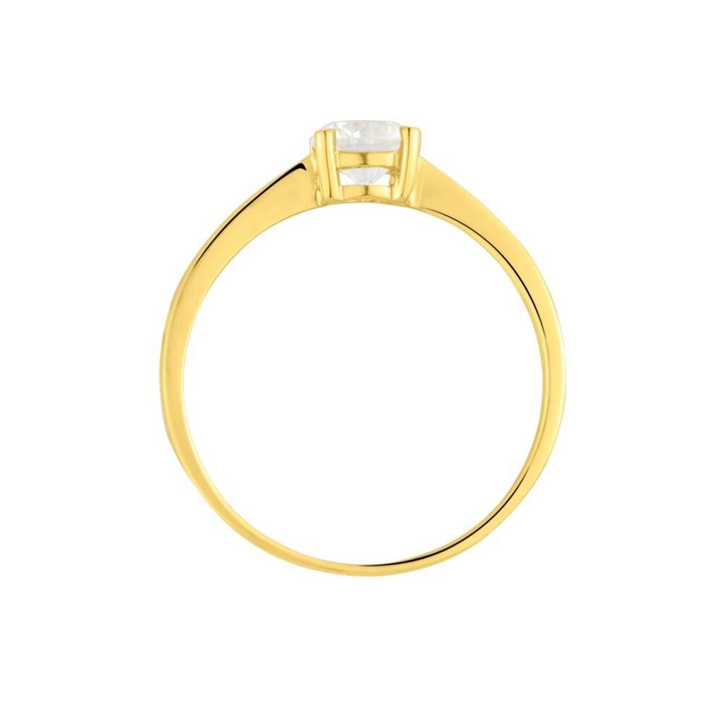 Anello Solitario Claire Oro Giallo Cubic Zirconia - Anelli con Pietre Donna | Stroili