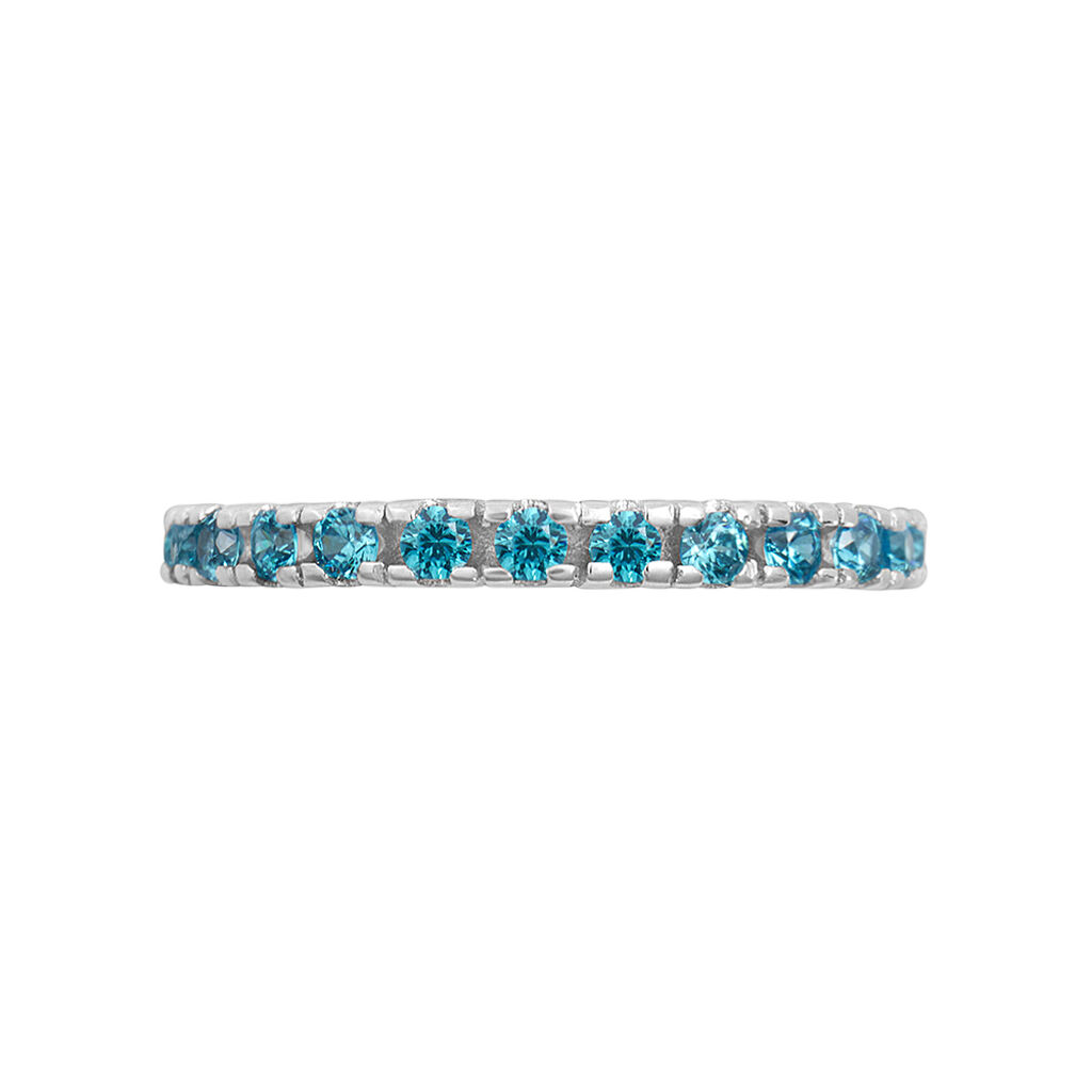 Anello Eternity Silver Rainbow Argento Rodiato Cubic Zirconia - Anelli Eternity Donna | Stroili