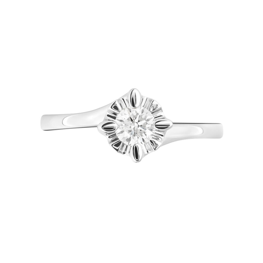 Anello Solitario Valentino Diamazing Oro Bianco Diamante - Anelli con Pietre Donna | Stroili