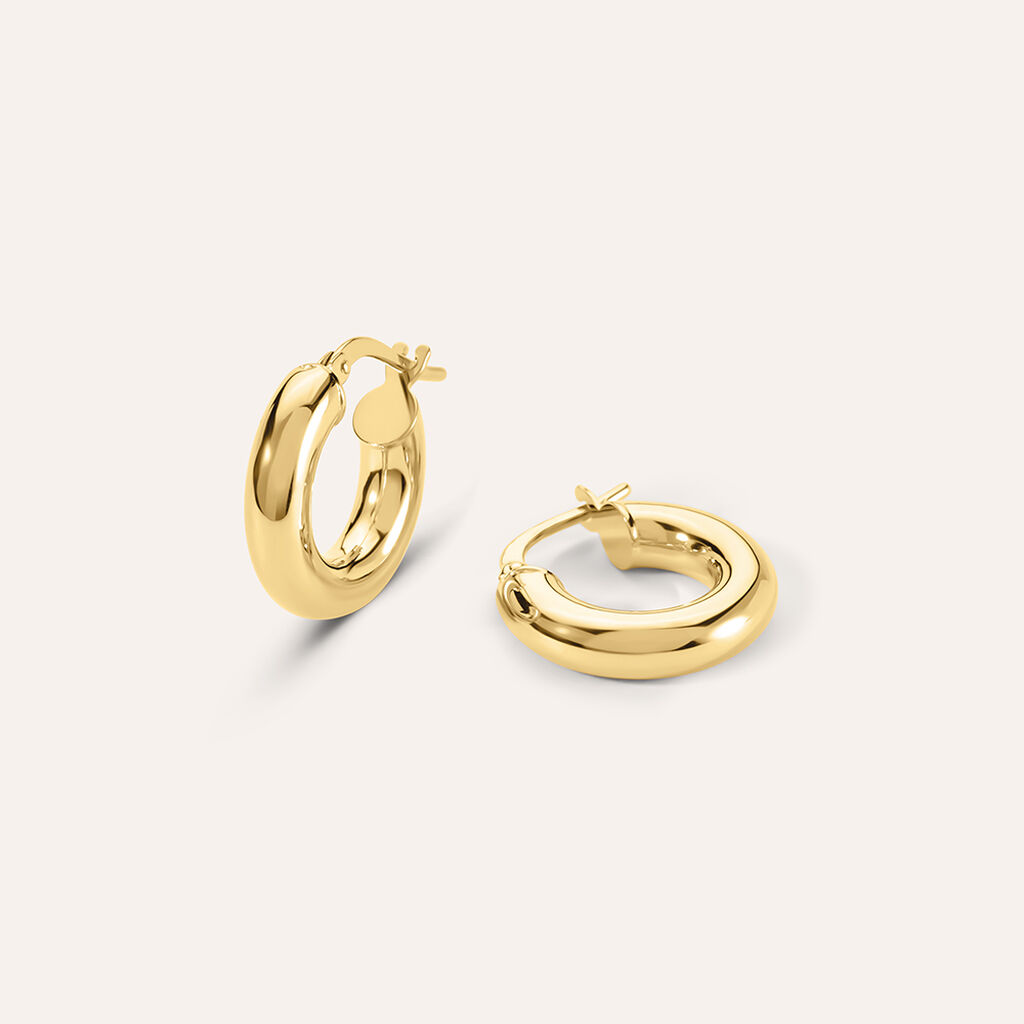 Orecchini A Cerchio Toujours Oro Giallo