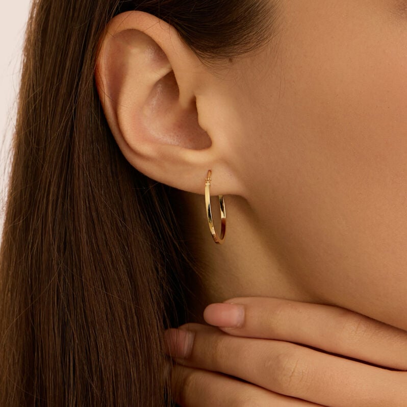 Orecchini A Cerchio Toujours Oro Giallo - Orecchini a Cerchio Donna | Stroili