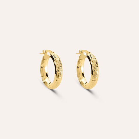 Orecchini A Cerchio Toujours Oro Giallo - Orecchini a Cerchio Donna | Stroili