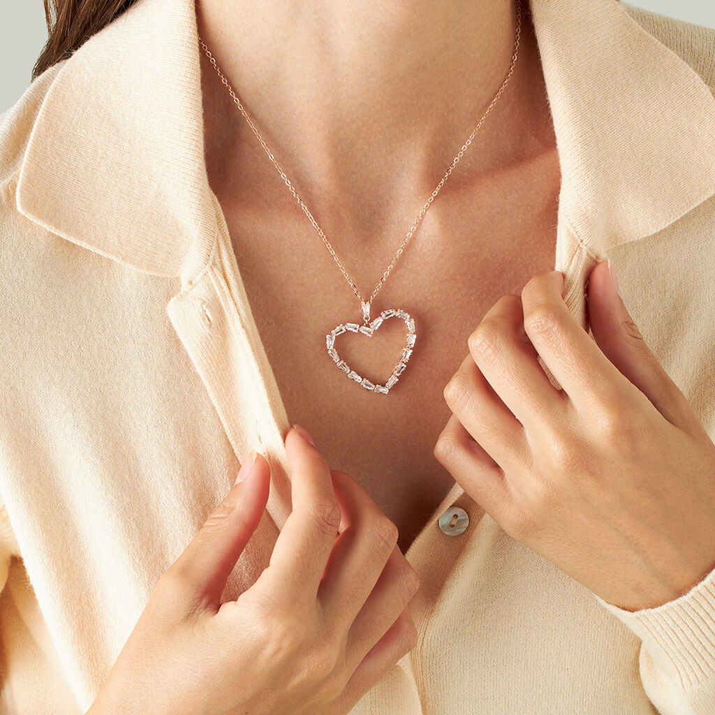 Collana Romantic Shine Metallo Cristallo