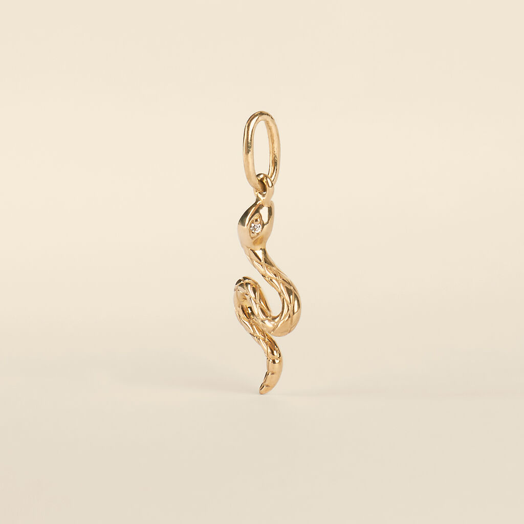 Pendente Po&egrave;me Oro Giallo Cubic Zirconia