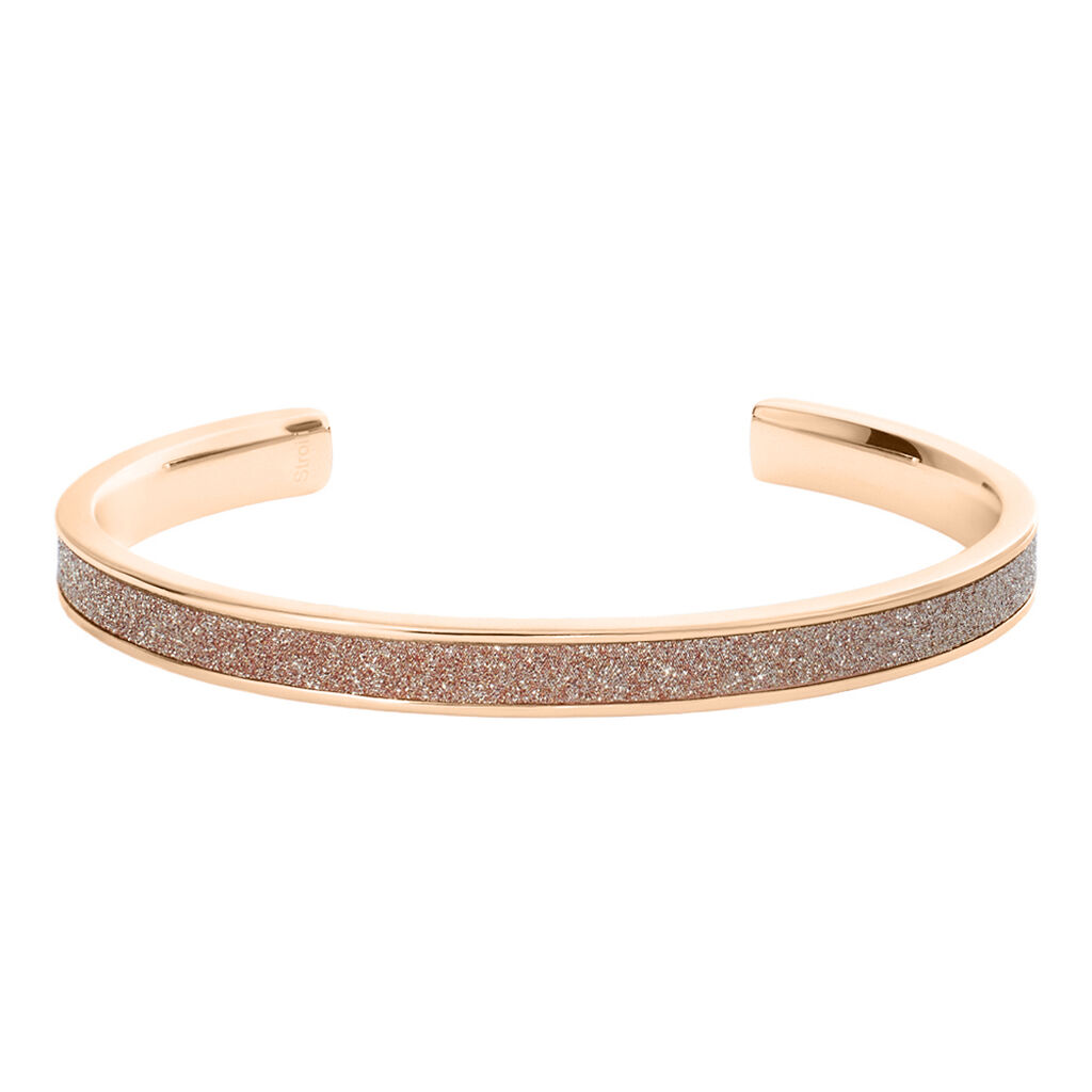 Bangle Lady Shine Acciaio Rosa - Bracciali Rigidi Donna | Stroili