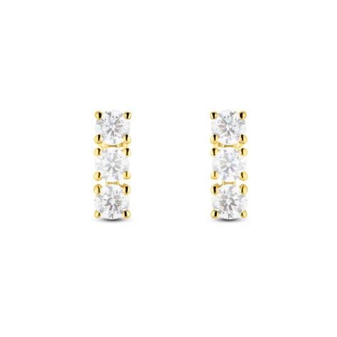 Orecchini Pendenti Trilogy Claire Oro Giallo Cubic Zirconia - Orecchini Pendenti Donna | Stroili