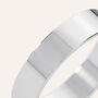 Anello Fascia Gentleman Argento Rodiato