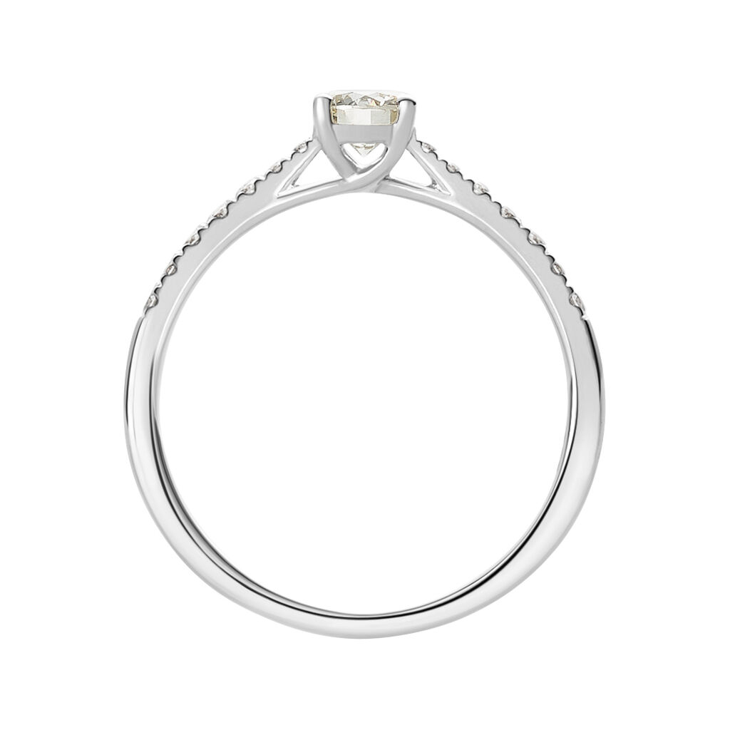 Anello Solitario Diamade Oro Bianco Diamante Lab-Grown - Anelli con Pietre Donna | Stroili