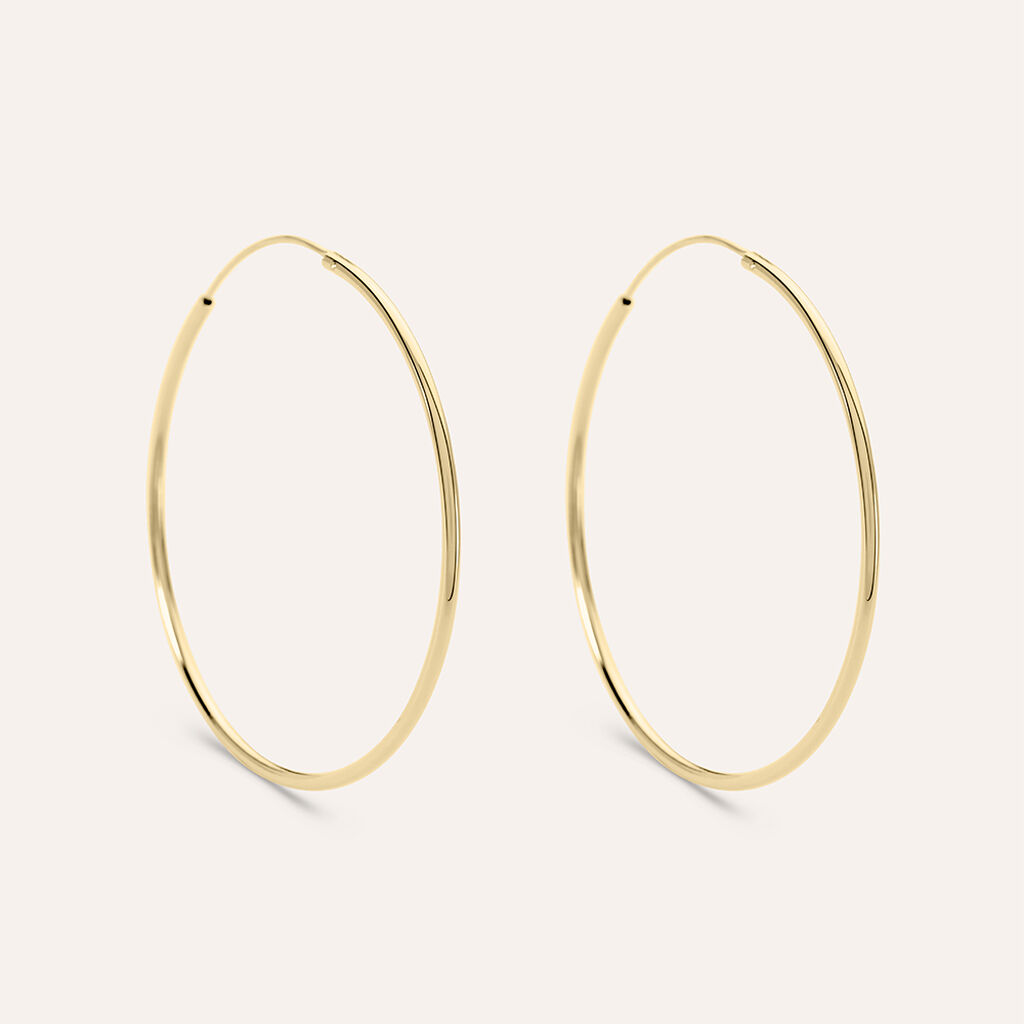Orecchini A Cerchio Golden Dream Placcato Oro Giallo