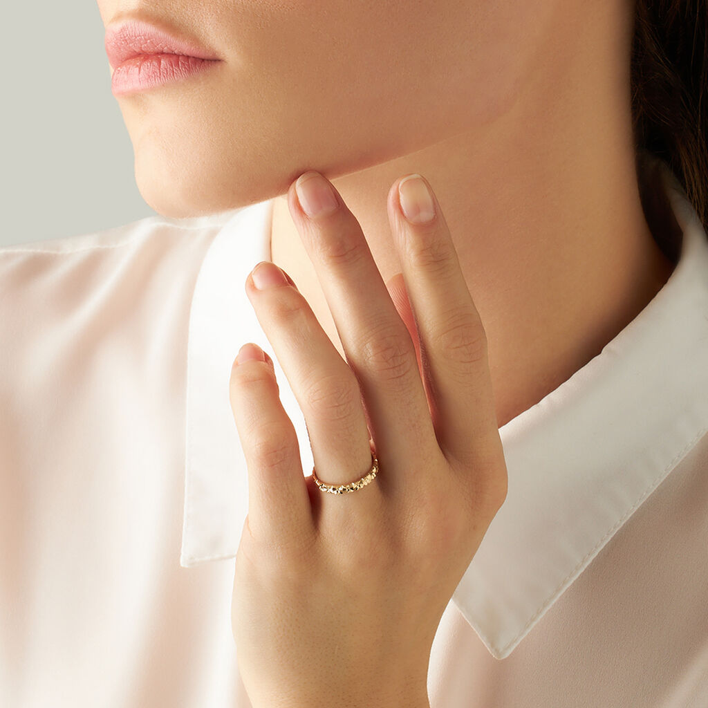 Fede Classica Diamantata 2.5 mm Oro Giallo