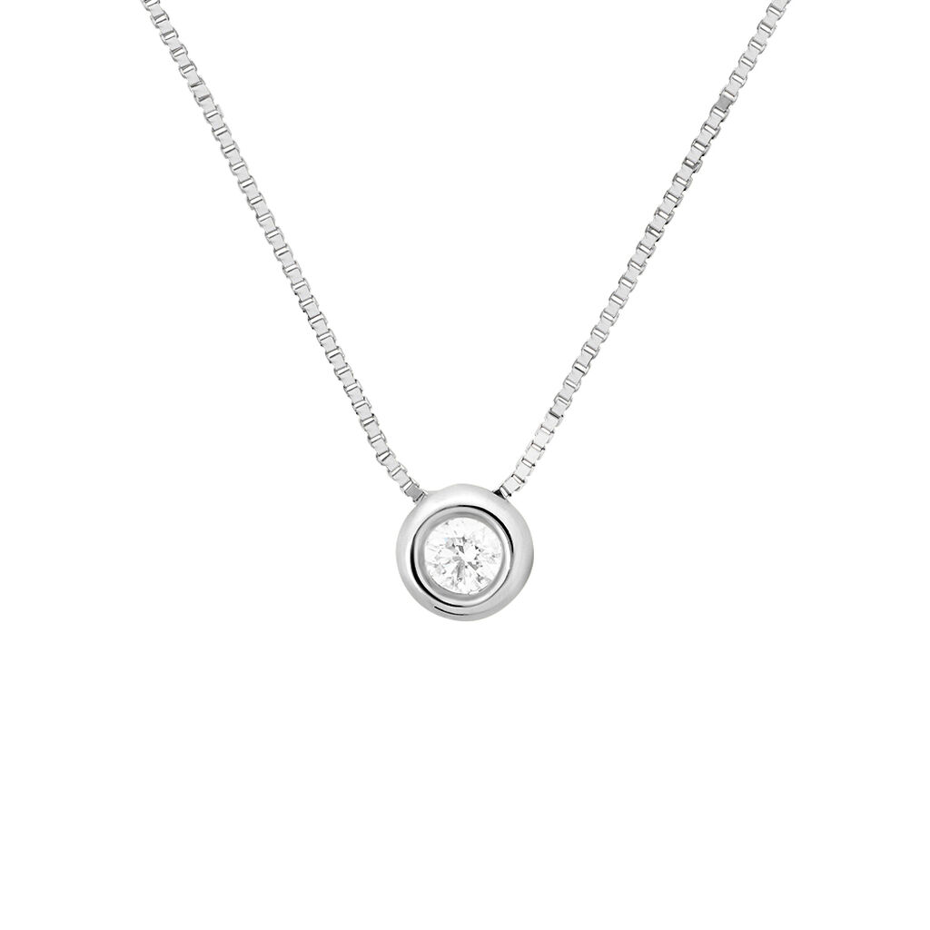 Collana Punto Luce Firmamenti Oro Bianco Diamante - Collane Punto Luce Donna | Stroili