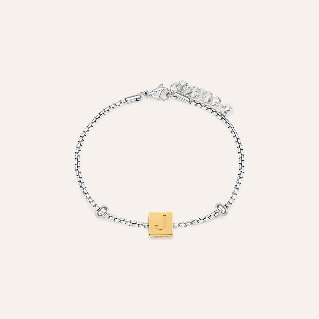 Bead Essential Code Acciaio Dorato