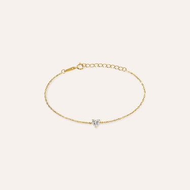 Bracciale Silver Glow Argento Dorato Cubic Zirconia