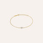 Bracciale Silver Glow Argento Dorato Cubic Zirconia