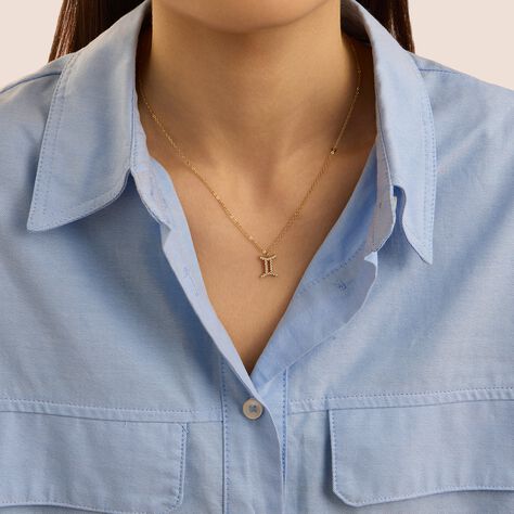 Collana Radiance Acciaio Dorato Cubic Zirconia - Collane Donna | Stroili