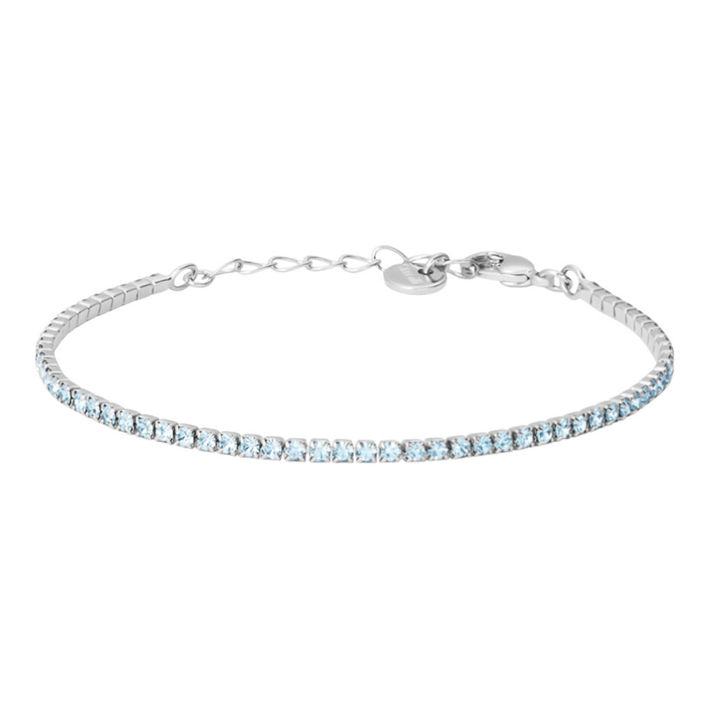 Bracciale Tennis Romantic Shine Metallo Cristallo - Bracciali Tennis Donna | Stroili