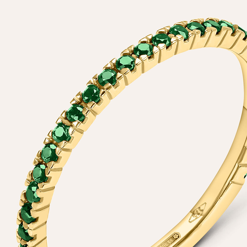 Anello Eternity Claire Oro Giallo Cubic Zirconia - Anelli Eternity Donna | Stroili