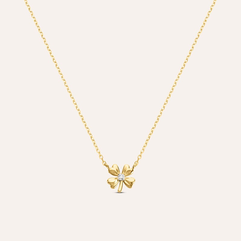 Collana Mon Petit Oro Bicolore Diamante - Collane Bambino | Stroili