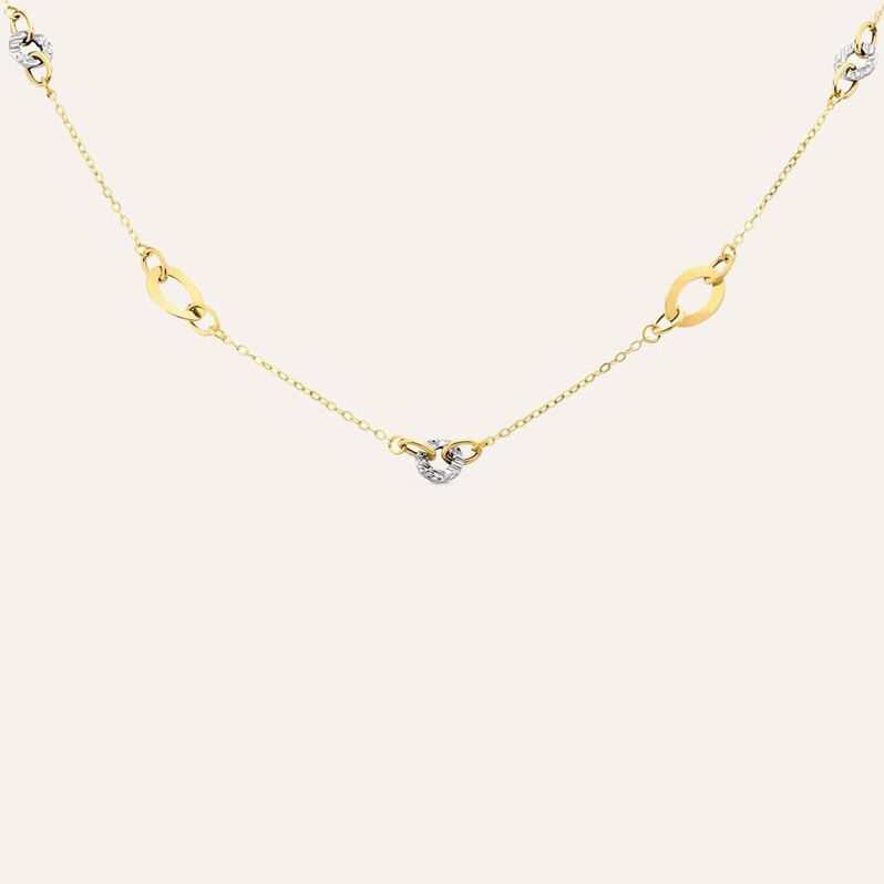 Catena Beverly Oro Bicolore - Collane Catena Donna | Stroili