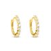 Orecchini A Cerchio Claire Oro Giallo Cubic Zirconia - Orecchini a Cerchio Donna | Stroili