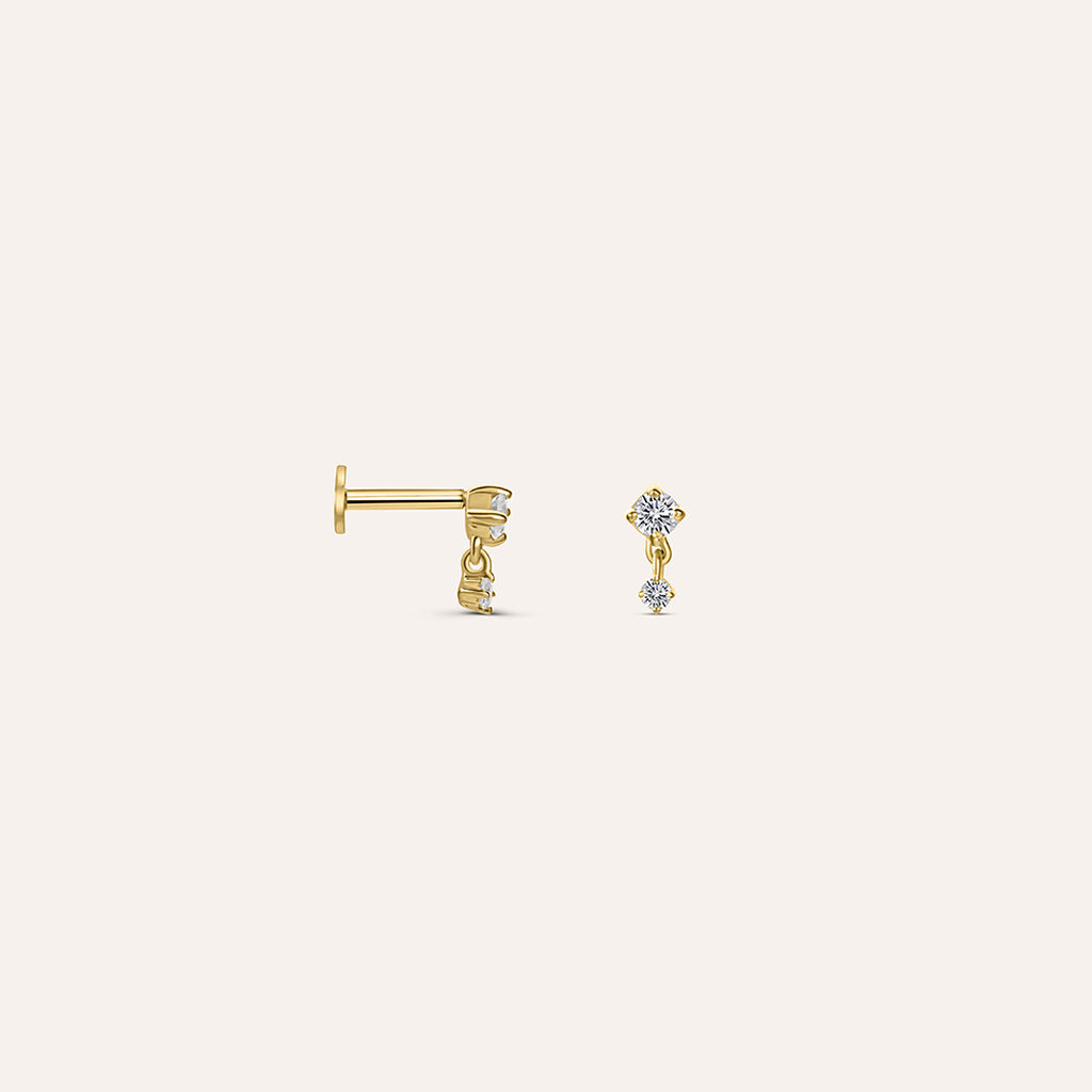 Piercing Orecchio Diamade Glam Oro Giallo Diamante Lab-Grown - Piercing Orecchio Donna | Stroili