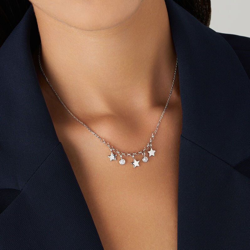 Collana Silver Collection Argento Rodiato Cubic Zirconia - Collane Donna | Stroili