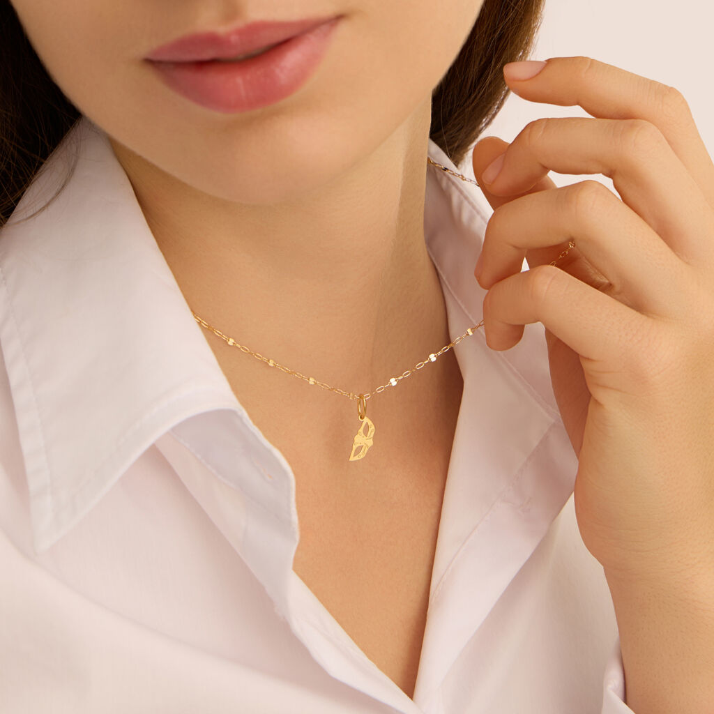 Pendente Poème Oro Giallo - Ciondoli con Incisione Donna | Stroili