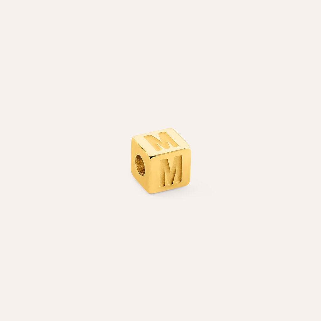 Bead Essential Code Acciaio Dorato