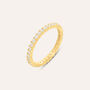 Anello Eternity Eternity Silver Glow Argento Dorato Cubic Zirconia