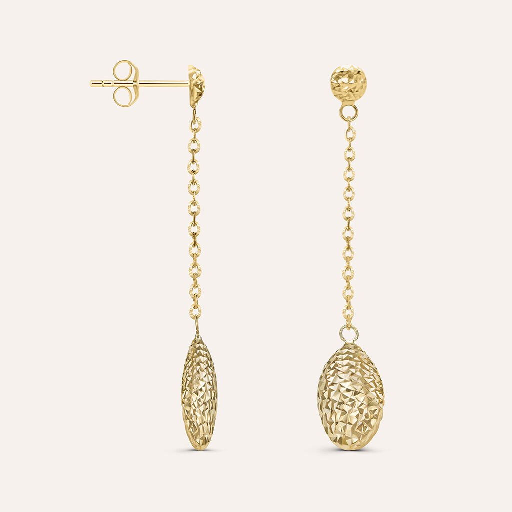 Orecchini Pendenti Golden Lover Oro Giallo - Orecchini Pendenti Donna | Stroili