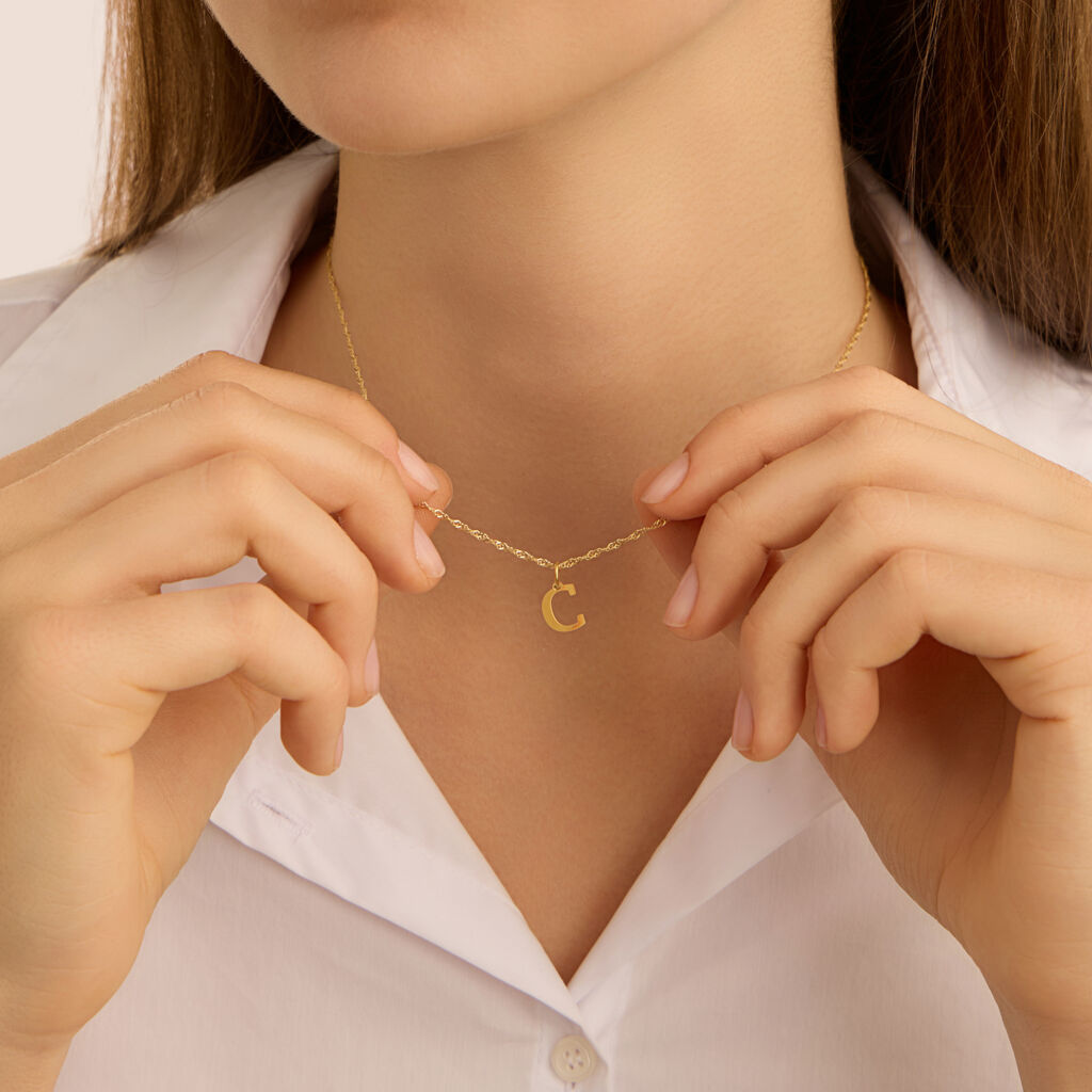 Pendente Poème Oro Giallo