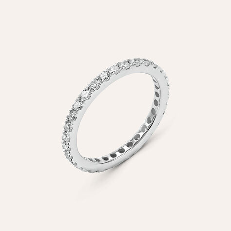Anello Eternity Diamade Oro Bianco Diamante Lab-Grown - Anelli Eternity Donna | Stroili