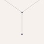 Collana Charlotte Oro Bianco Zaffiro