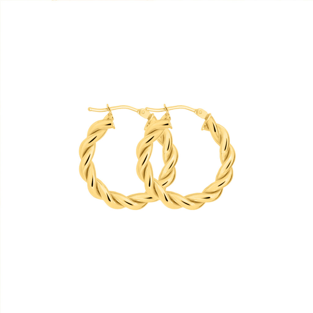 Orecchini A Cerchio Toujours Oro Giallo - Orecchini a Cerchio Donna | Stroili
