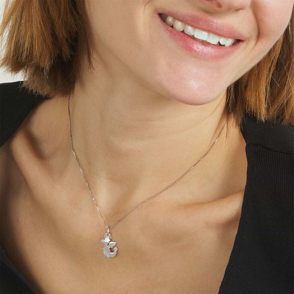 Charm in argento rosato e glitter - Charms Donna | Stroili