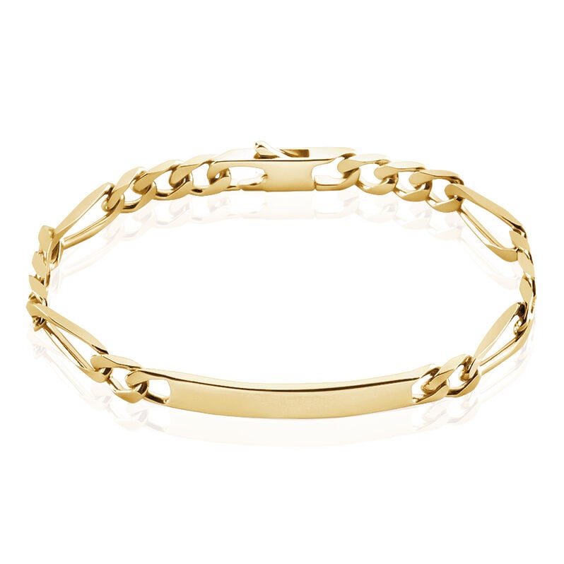 Bracciale Con Targhetta Golden Dream Placcato Oro Giallo - Bracciali Amicizia Uomo | Stroili